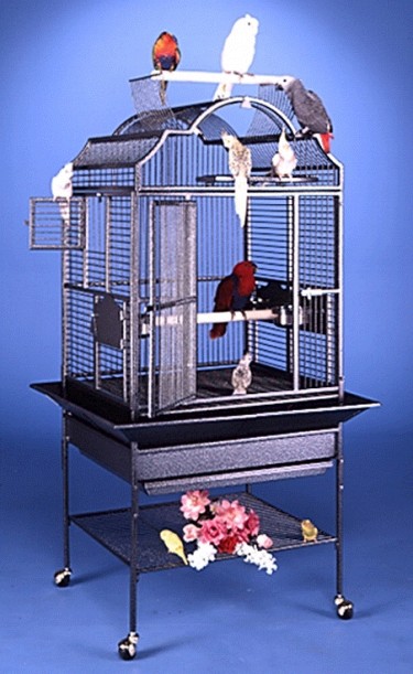 King's Cages Brass Playpen Bird Cage 